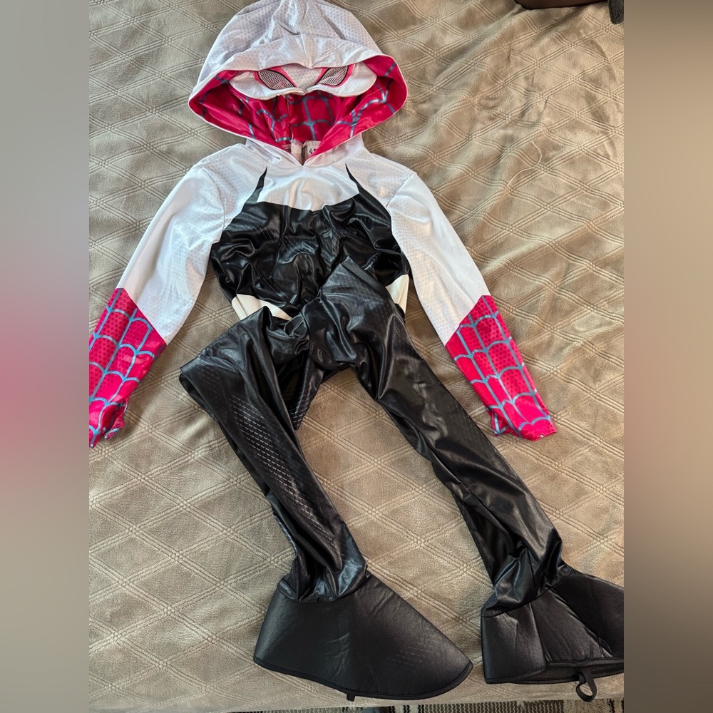 Spiderman Gwen Stacy Hooded Costume